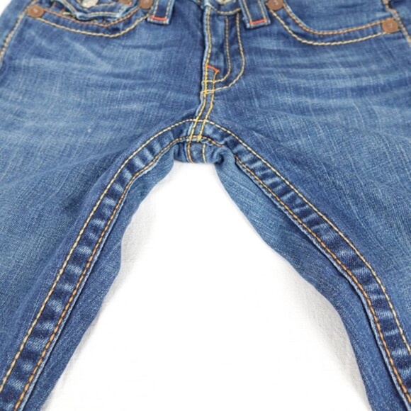 True Religion Joey Big T Jeans Women's 27 Low Rise Flare Bell Bottom Made in USA - Picture 3 of 10